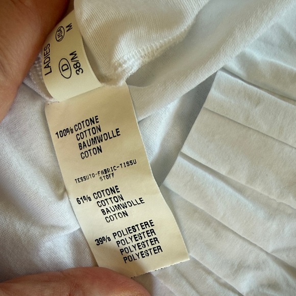 White Ruffle Front Sleeveless Tank Top - Picture 4 of 4